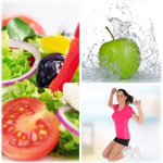 Imagen alimentación sana y ejercicio físico