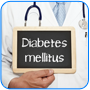 Imagen Dr con cartel Diabetes mellitus